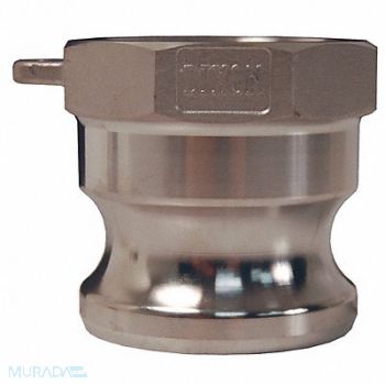 DIXON VALVE COUPLING Cam and Groove SS Adapter x FNPT 1-1/2, 58CK35