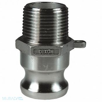 DIXON VALVE COUPLING Cam and Groove SS Adapter x MNPT 1-1/4, 58CK45