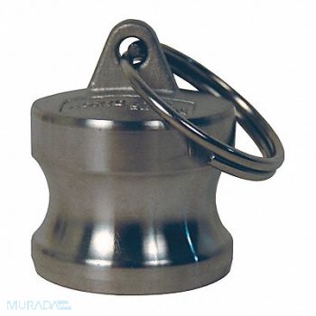 DIXON VALVE COUPLING Cam and Groove Dust Plug SS 3, 58CN48