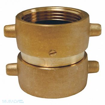 DIXON VALVE COUPLING Female Swivel Pin Lug Brass NST 1-1/2, 58CU13