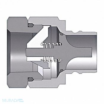 DIXON VALVE COUPLING VSeries Valved Plug BR 1/2 FNPTF 1/2, 58CW72