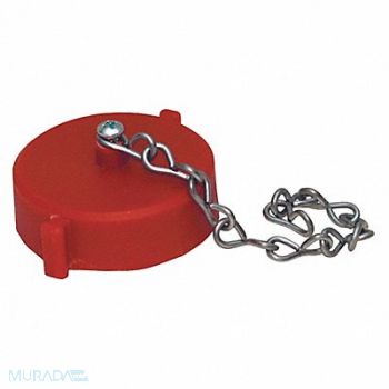 DIXON VALVE COUPLING Thermoplastic Cap with Chain 2-1/2 -NST, 58CX40