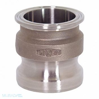 DIXON VALVE COUPLING Cam and Groove AdapterxClamp End SS 2, 58CZ57