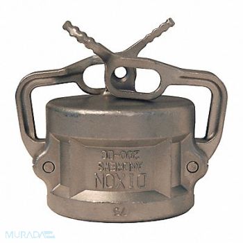 DIXON VALVE COUPLING Cam and Groove Lockable Dust Cap SS 3, 58DE97