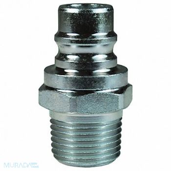 DIXON VALVE COUPLING V-Series Valved Plug 1/4 MNPTF 1/4, 58DF26