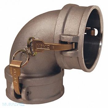 DIXON VALVE COUPLING Cam and Groove 90 Coupler Elbow AL 4, 58DG52