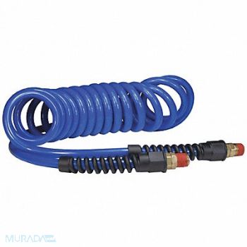 DIXON VALVE COUPLING Self Storing Air Hose 1/4 25ft., 58DJ78