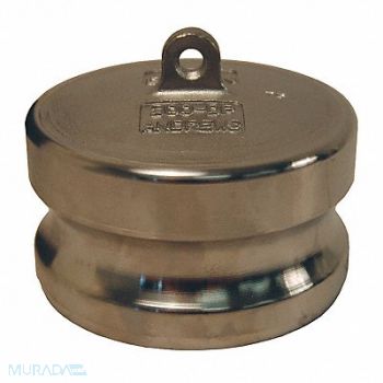 DIXON VALVE COUPLING Cam and Groove Dust Plug 3 SS, 58DR39