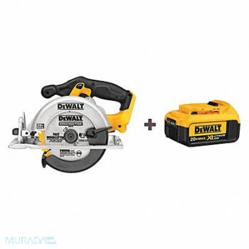 DEWALT Cordless Circ Saw Kit 6-1/2 in Blade Dia, 58JL63