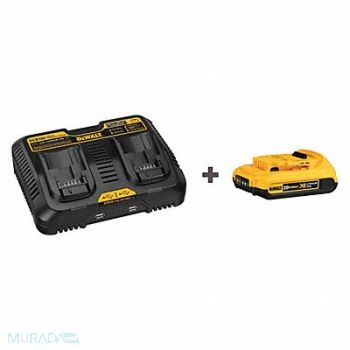 DEWALT Battery Charger Kit Li-Ion, 58JL78