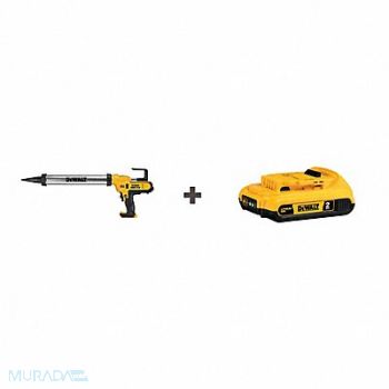 DEWALT Caulk Gun Kit 20V DC 600 mL Enclosed, 58JL89