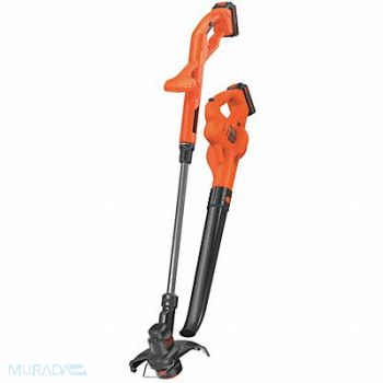 BLACK DECKER String Trimmer/Sweeper Kit 2 Bat 10 20V, 58KV42