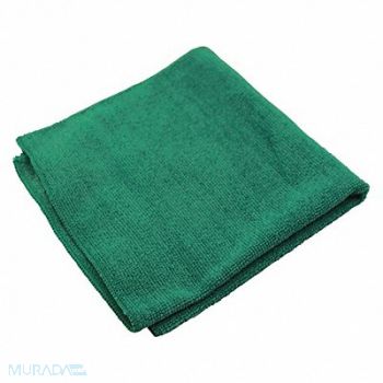 MICROFIBER TECHNOLOGIES Microfiber Cloth Lightweight 16x16 Green, 58LC03