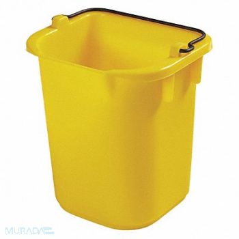 RUBBERMAID COMMERCIAL PRODUCTS Disinfecting Pail 5 qt Yellow, 58LM07