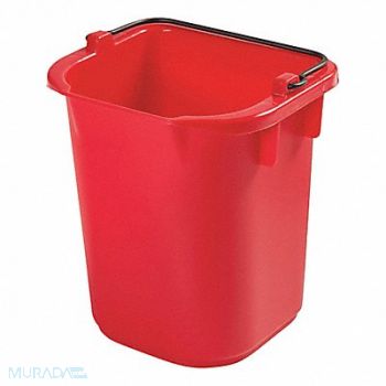 RUBBERMAID COMMERCIAL PRODUCTS Disinfecting Pail 5 qt Red, 58LM08