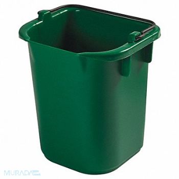 RUBBERMAID COMMERCIAL PRODUCTS Disinfecting Pail 5 qt Green, 58LM10
