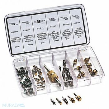 MASTERCOOL Valve Core Assortment R12/R134A, 58NY95