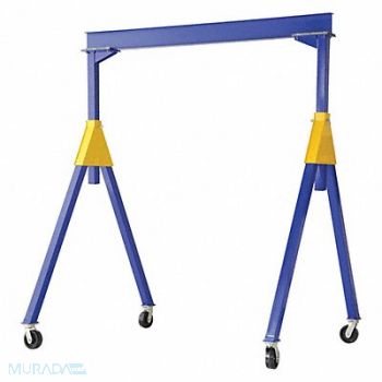 VESTIL Fixed Ht. Stl Gantry Crane 4K 10 Ft Kd, 58RM65