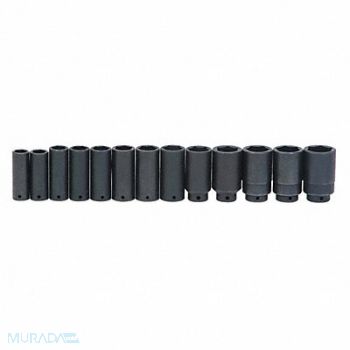 WILLIAMS Deep Impact Socket Set 1/2 D 6Pt 19pcs., 58UF18