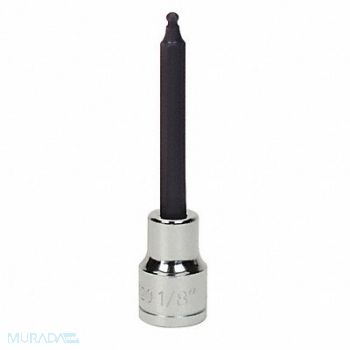 WILLIAMS Hex Bit Ball End Socket 3/8 D 9/64, 58UK26