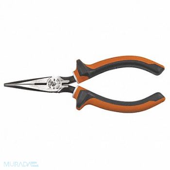 KLEIN TOOLS Long Nose Pliers Side Cutting Slim 6, 58UR88