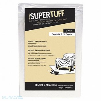 SUPER TUFF Disposable Paper/Poly Drop 9x12, 58UU38