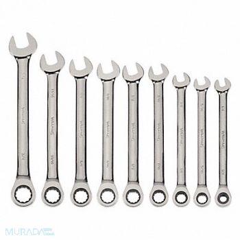WILLIAMS Combo Ratchet Wrench 1-1/4 Hi-Polish, 58XC91
