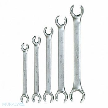 WILLIAMS Flare Nut Wrench Set 5 pcs., 58XG38