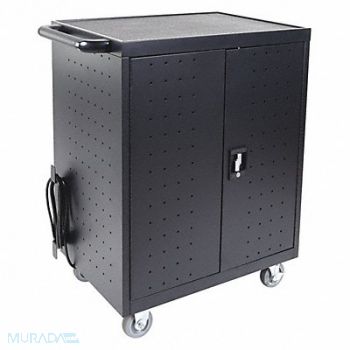 LUXOR Laptop/Chromebook (32)Charging Cart, 58ZY46