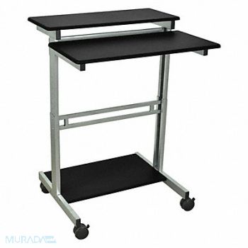 LUXOR Stand Up Workstation - Black 315, 58ZZ36