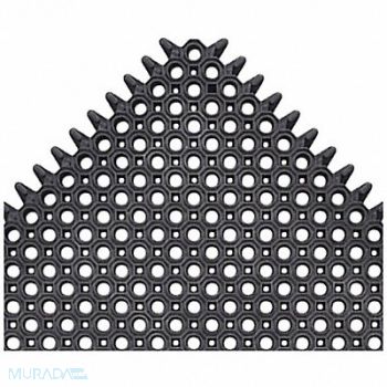 NOTRAX Entrance Mat Black Interlocking Edges, 415F05