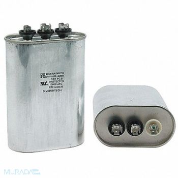 DIVERSITECH Motor Run Capacitor 440V Oval, 59FE81