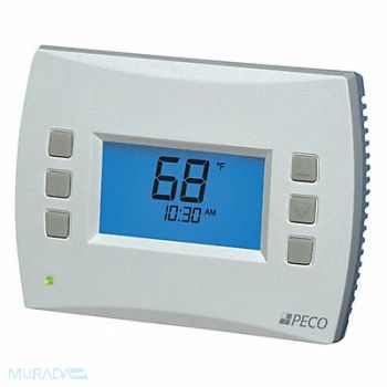 PECO Thermostat Programmable 2H/2C 24 VAC, 59GW22