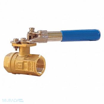 BONOMI Deadman Handle Brass Ball Valve 3/4, 59HE30