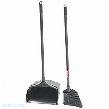 RUBBERMAID COMMERCIAL PRODUCTS Lobby Broom and Dust Pan 28 in Handle L, 59JM15