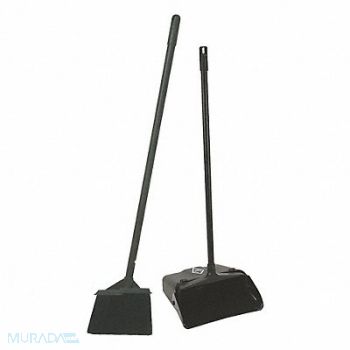 TOUGH GUY Lobby Broom and Dust Pan 31 in Handle L, 59JM32