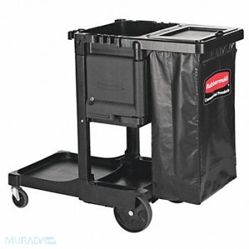 RUBBERMAID COMMERCIAL PRODUCTS Cleaning Cart 38 in H 32 gal Cap., 59LC74