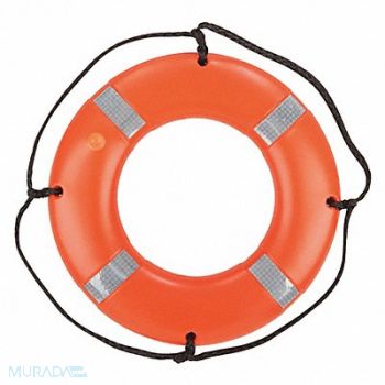 KENT SAFETY Ring Buoy Orange 24, 59MD25