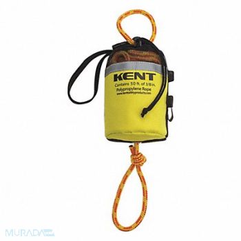 KENT SAFETY Rescue Throw Bag With 50ft. Rope, 59MD26