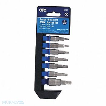 OTC Tamper-Resistant Torx Set 7pcs., 59MP56