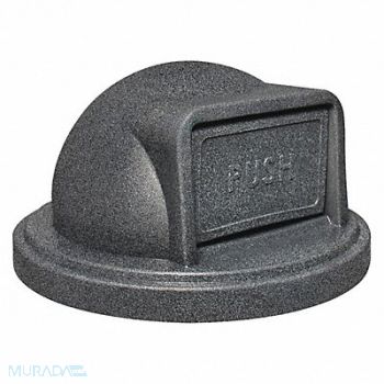 TOUGH GUY Trash Can Top Dome Round Cap. 55 gal., 416J28