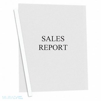 C-LINE PRODUCTS Report Cover Binding Bar Clear PK50, 59PC17