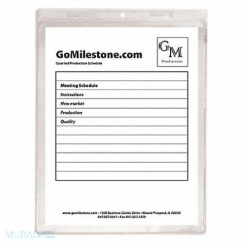C-LINE PRODUCTS Shop Ticket Holder Clear 9 x 12 PK50, 59PE56
