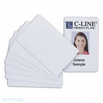 C-LINE PRODUCTS Quality Video Grade PVC Card PK100, 59PE79