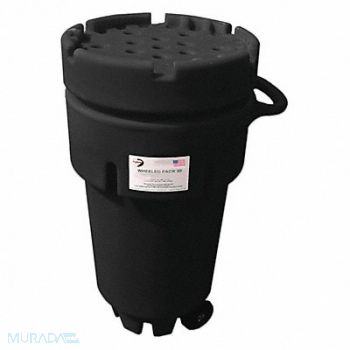 BLACK DIAMOND ECO SOLUTIONS Overpack Drum Black 0.25in, 452M38
