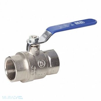 MIDWEST CONTROL Brass Ball Valve Plated 3/4 FPT 600 CWP, 59PW43