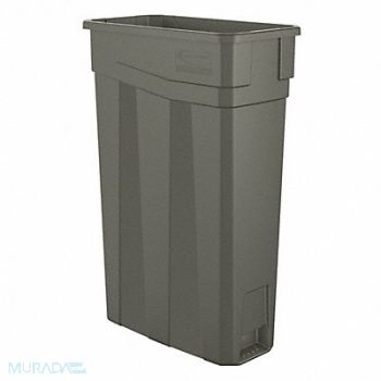 SUNCAST COMMERCIAL Trash Can Plastic 11 Wx20 Dx30 H 23 gal., 59UT09
