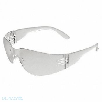 ERB SAFETY Safety Glasses Clr Frame Clr Anti-Fog, 59ZF94