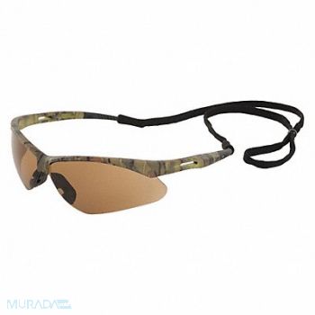 ERB SAFETY Safety Glasses Camo Frame Brown Anti-Fog, 59ZG38