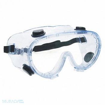 ERB SAFETY Safety Goggles Clear Frame Clear, 59ZG56